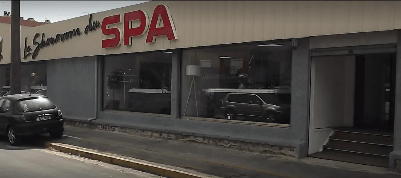 Le showroom du spa 